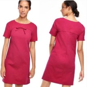 Boden Patricia bow pink shift dress size 10